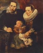 DYCK, Sir Anthony Van Family Portrait hhte oil painting on canvas